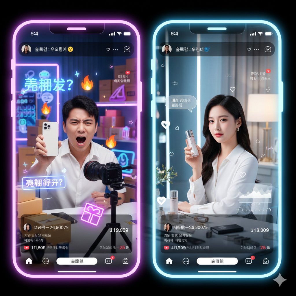 E-Commerce Live Stream: Analisis Teknik Penjualan “Hype” di Tiongkok dan Replikasi di Korea Selatan.