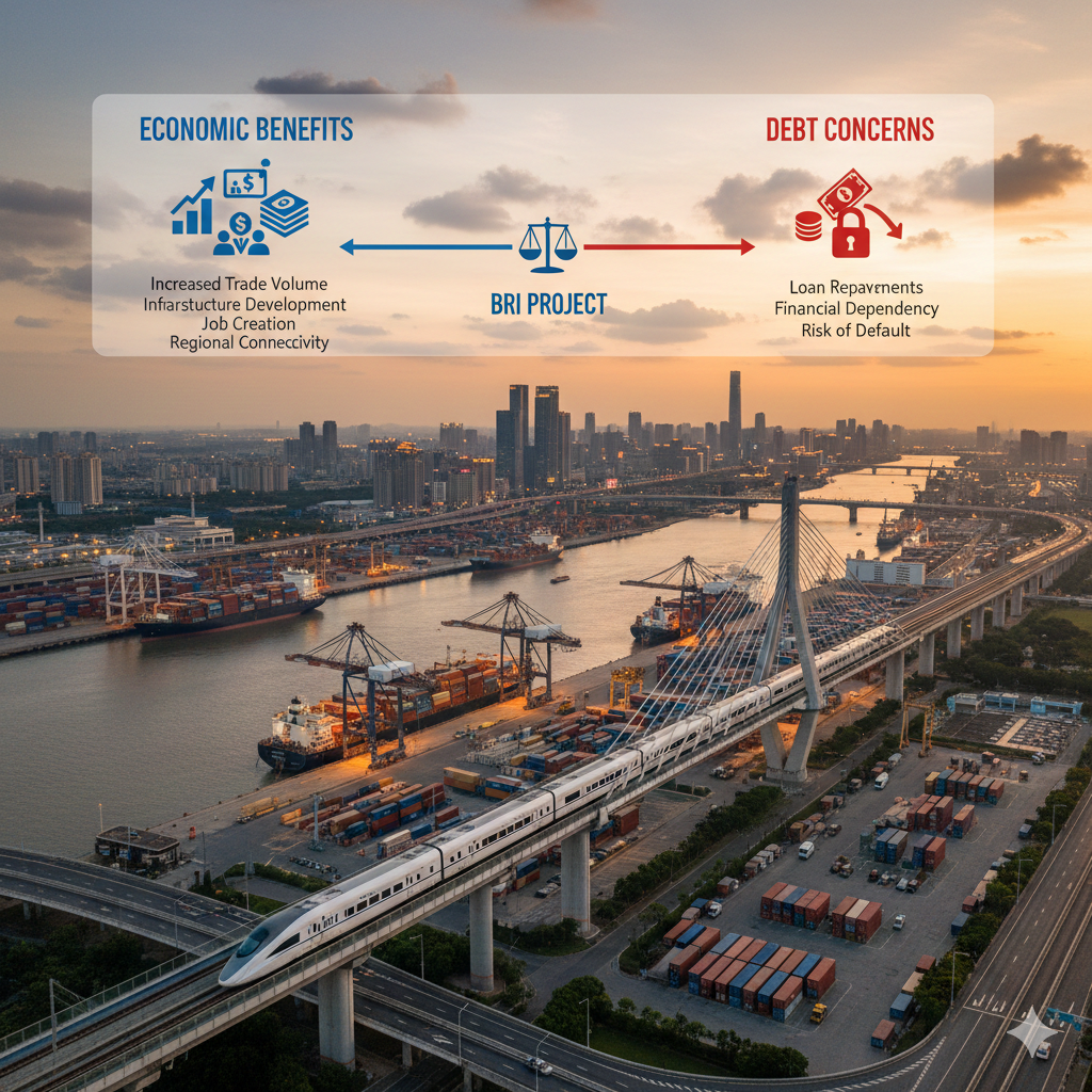 Jalur Sutra Baru (BRI) Tiongkok: Analisis Manfaat dan Kritik di Negara-negara Penerima.